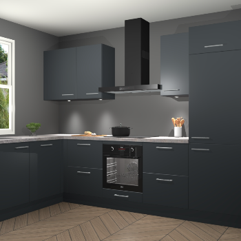 Onyxgrijze keuken Beijing 104947