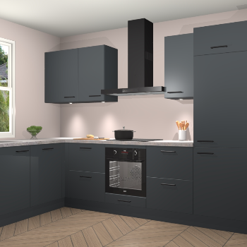 Onyxgrijze keuken Beijing 104955