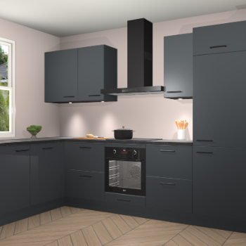 Onyxgrijze keuken Beijing 106041