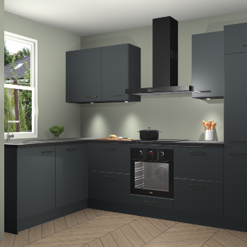 Onyxgrijze keuken Beijing 106042