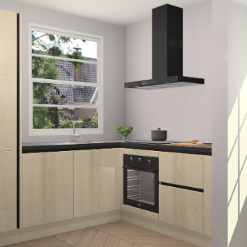 Vuren greeploze  keuken Harbin 106161