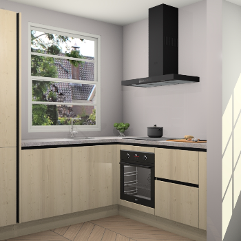 Vuren greeploze  keuken Harbin 106172