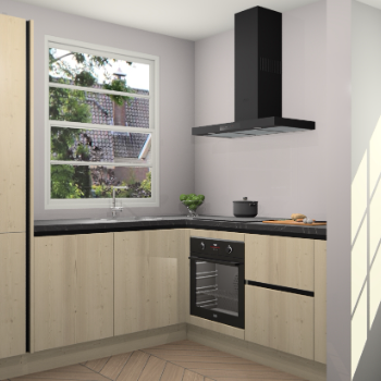 Vuren greeploze  keuken Harbin 106178