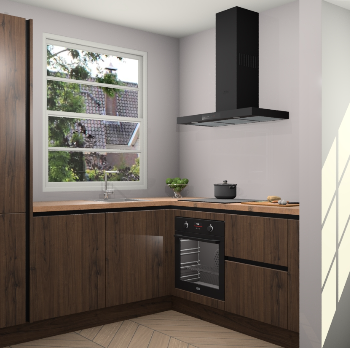 Noten greeploze  keuken Harbin 105892