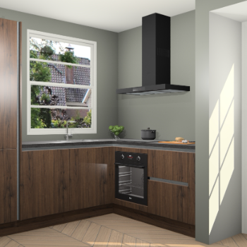 Noten greeploze  keuken Harbin 105895