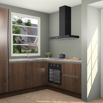 Noten greeploze  keuken Harbin 105901