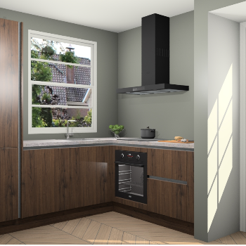 Noten greeploze  keuken Harbin 105907