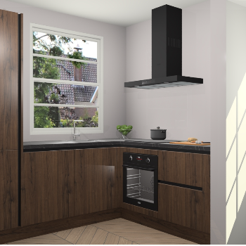 Noten greeploze  keuken Harbin 105916