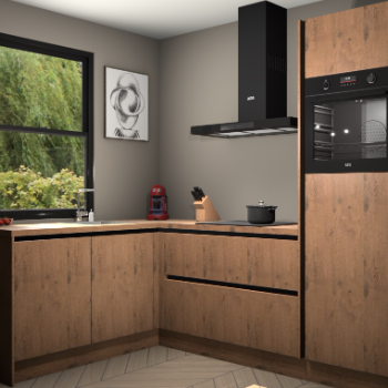 Astoria Eiken greeploze keuken Kinshasa 103586