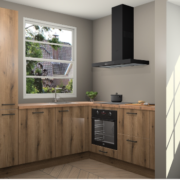 Goud Eiken keuken Harbin 106337