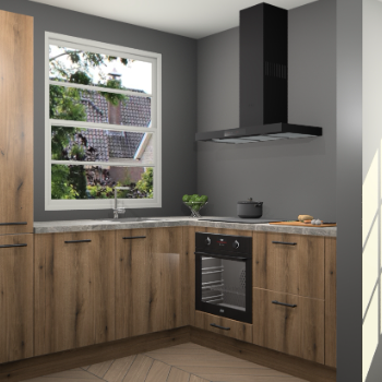 Goud Eiken keuken Harbin 106366