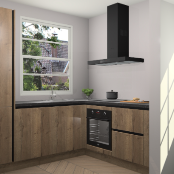 Chocolade Eiken greeploze  keuken Harbin 106533