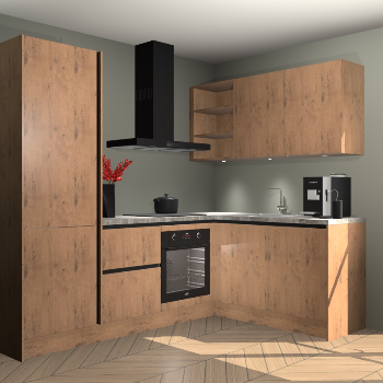 Astoria Eiken greeploze keuken Pilsen 105670