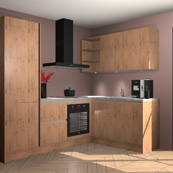 Astoria Eiken greeploze keuken Pilsen 105673