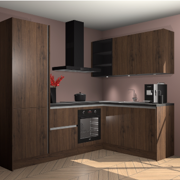 Noten greeploze keuken Pilsen 105584