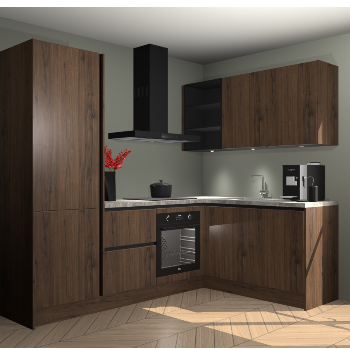 Noten greeploze keuken Pilsen 105593