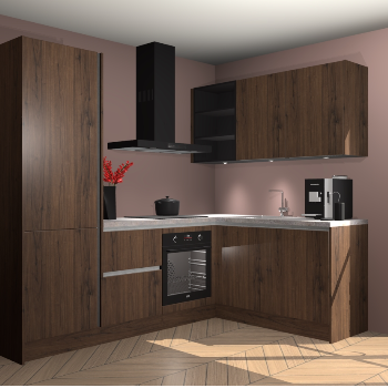 Noten greeploze keuken Pilsen 105596