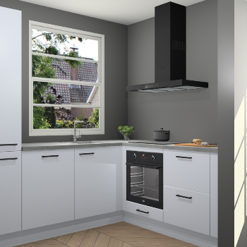 Sneeuwwitte keuken Harbin 106974