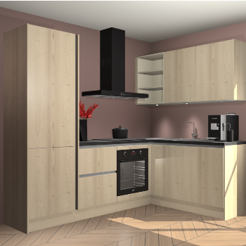 Vuren greeploze keuken Pilsen 105712