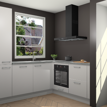 Zijdegrijze keuken Harbin 107065