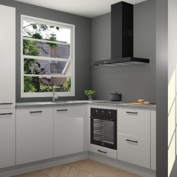 Zijdegrijze keuken Harbin 107068