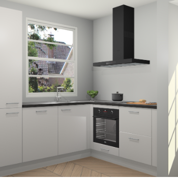 Zijdegrijze keuken Harbin 107072