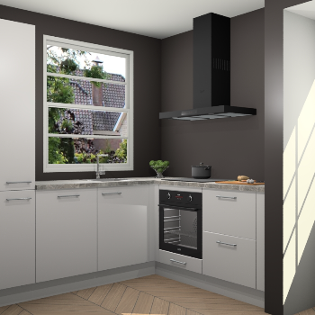 Zijdegrijze keuken Harbin 107077