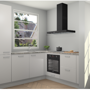 Zijdegrijze keuken Harbin 107078