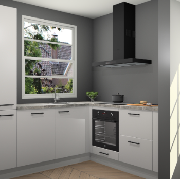 Zijdegrijze keuken Harbin 107080