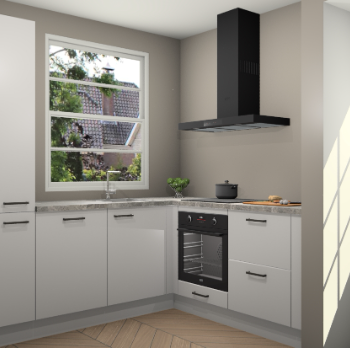 Zijdegrijze keuken Harbin 107081