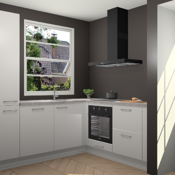 Zijdegrijze keuken Harbin 107083