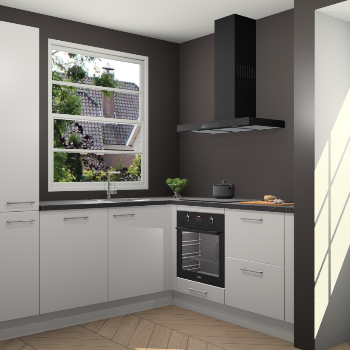 Zijdegrijze keuken Harbin 107089