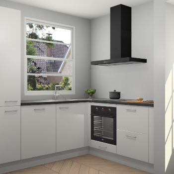 Zijdegrijze keuken Harbin 107090