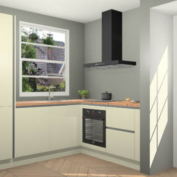 Magnolia greeploze  keuken Harbin 107097