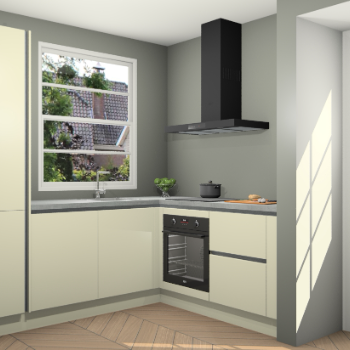 Magnolia greeploze  keuken Harbin 107121