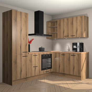 Goud Eiken keuken Pilsen 105282