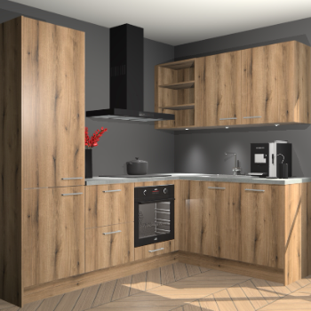 Goud Eiken keuken Pilsen 105365