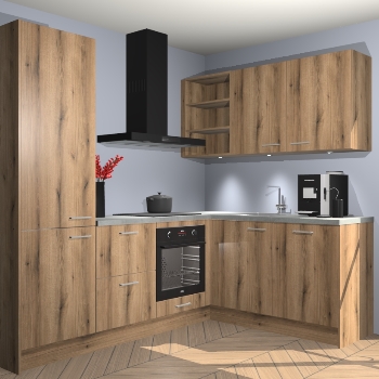 Goud Eiken keuken Pilsen 105366