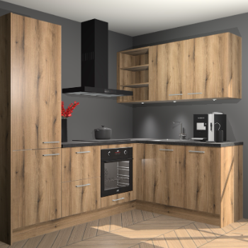 Goud Eiken keuken Pilsen 105371