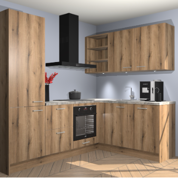 Goud Eiken keuken Pilsen 105378