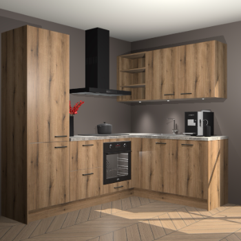 Goud Eiken keuken Pilsen 105381