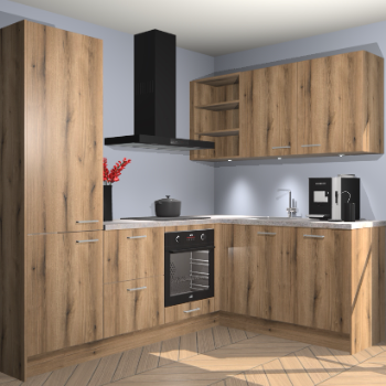 Goud Eiken keuken Pilsen 105384