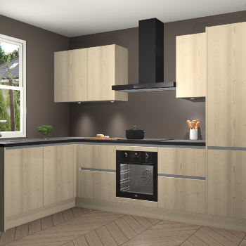 Vuren greeploze keuken Beijing 107109