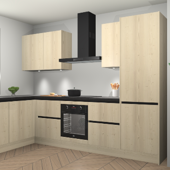 Vuren greeploze keuken Beijing 107112