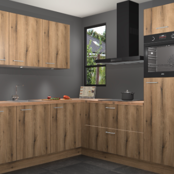 Goud Eiken keuken Johannesburg 105242