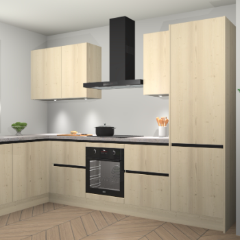 Vuren greeploze keuken Beijing 107190