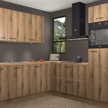 Goud Eiken keuken Johannesburg 105245