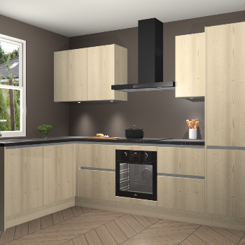 Vuren greeploze keuken Beijing 107200