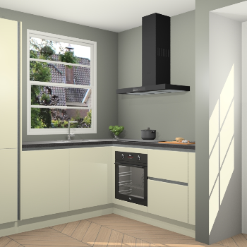 Magnolia greeploze  keuken Harbin 107127