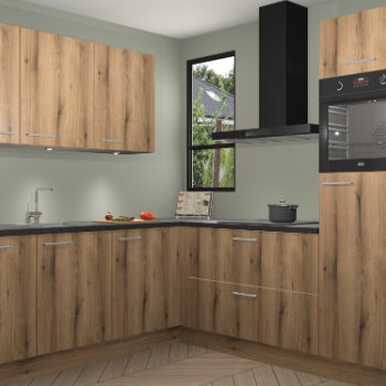 Goud Eiken keuken Johannesburg 105333